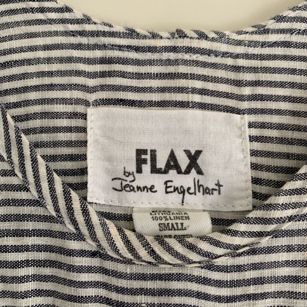 Adorable FLAX linen dress/romper with pockets!